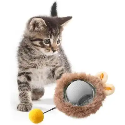 UAMLY Esfera de silicona con cola para gatos - 1 pieza - Uamly - Comparador de precios
