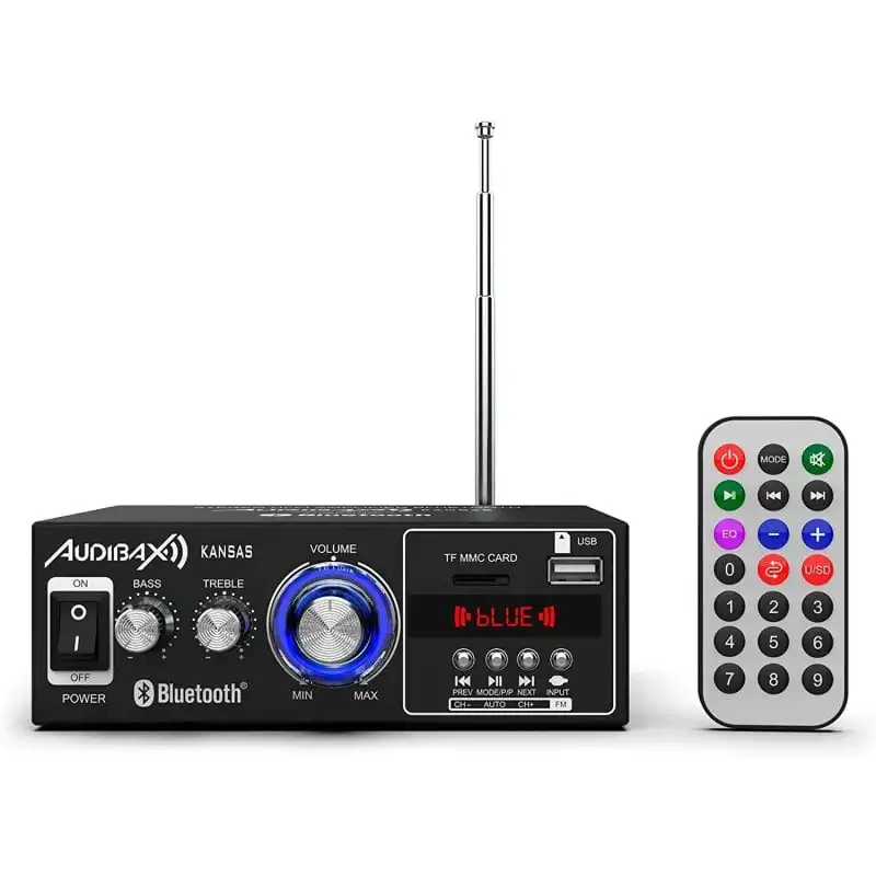 Audibax Kansas Amplificador HiFi con Bluetooth 2x40W