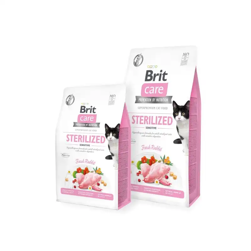 Brit care cat sterilized sensitive alimentacion para gatos, Peso 2 Kg - Brit - Comparador de precios