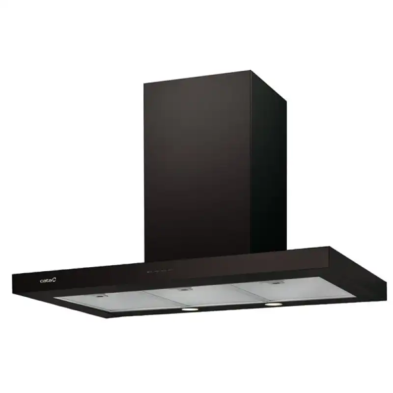 Cata Sygma 9010 BK Campana Extractora Decorativa de Pared 90cm A Negra
