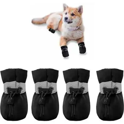 IntiMeg Botas de lluvia para perros - Negro 2XL - IntiMeg - Comparador de precios