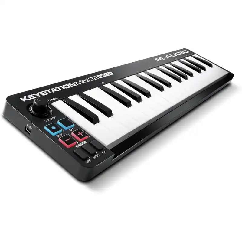 M-Audio Keystation Mini 32 MK3 Teclado Controlador MIDI USB 32 Teclas Negro