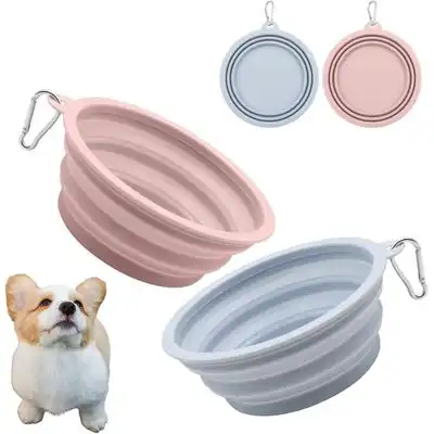 MCBOSON Comedero plegable de silicona de 2 piezas para perros - 1 pieza - Mcboson - Comparador de precios