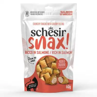 Schesir Snax! Pockets 60 g - Salmón - Schesir - Comparador de precios