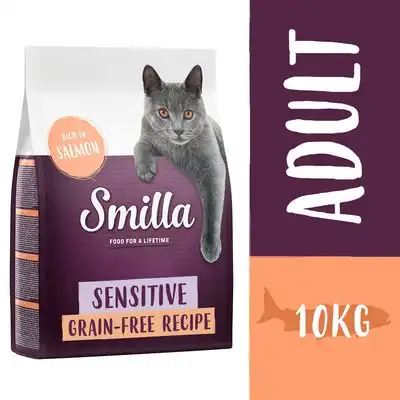 Smilla Adult Sensitive sin cereales con salmón - 10 kg - Smilla - Comparador de precios