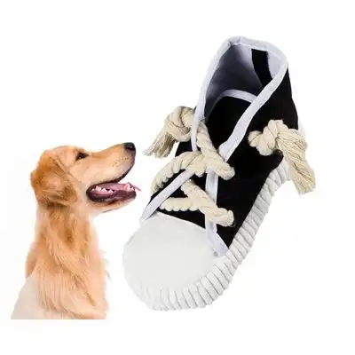 ZooVenture Zapatos de juguete para masticar para perros - negro - Zooventure - Comparador de precios