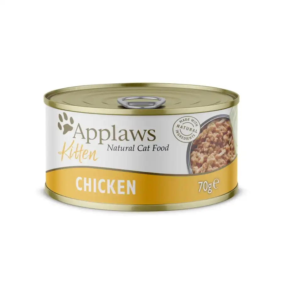 Applaws Kitten Caldo de Pollo lata para gatos