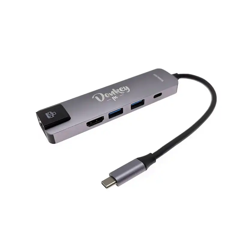 Donkey Pc DONKCN05 HUB USB-C/3.0/HDMI/RJ-45