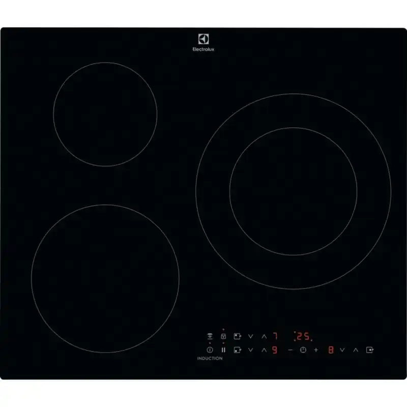 Electrolux LIT60336 Placa de Inducción 3 Zonas Biselada Negra