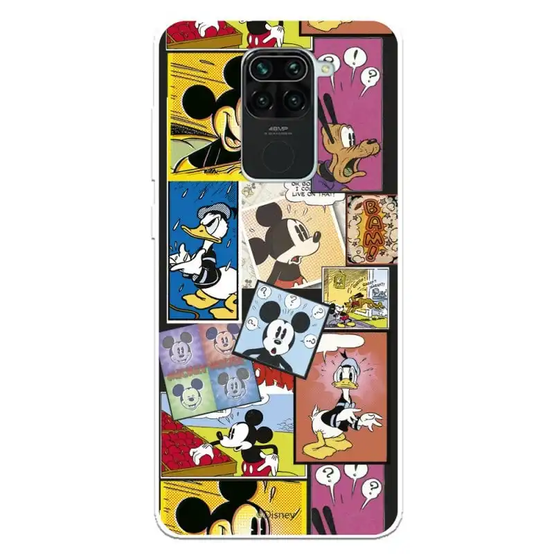 Funda Oficial Clásicos de Disney Mickey Comic para Xiaomi Redmi Note 9