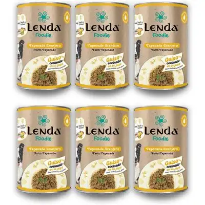 Lenda Foodie Tapenade Granjero para Perros - 6 x 380 g - Lenda - Comparador de precios