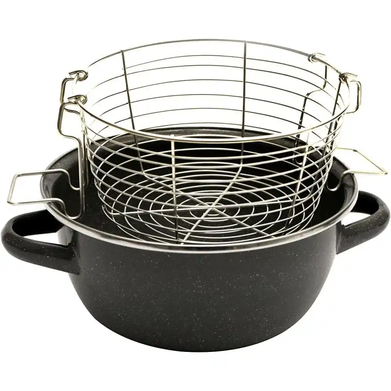Magefesa Parma Salten Freidora Recubrimiento Esmaltado con Cestillo 24cm