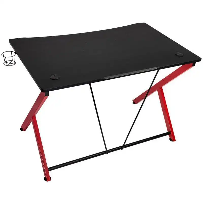 Nitro Concepts D12 Mesa Gaming Negra/Roja