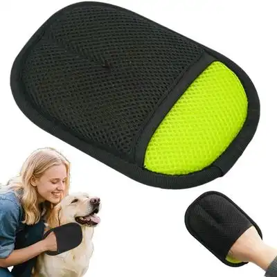 Pawffee Par de guantes de masaje mascotas - Antipelo limpiadores - Verdes - 1 pieza - Pawffee - Comparador de precios