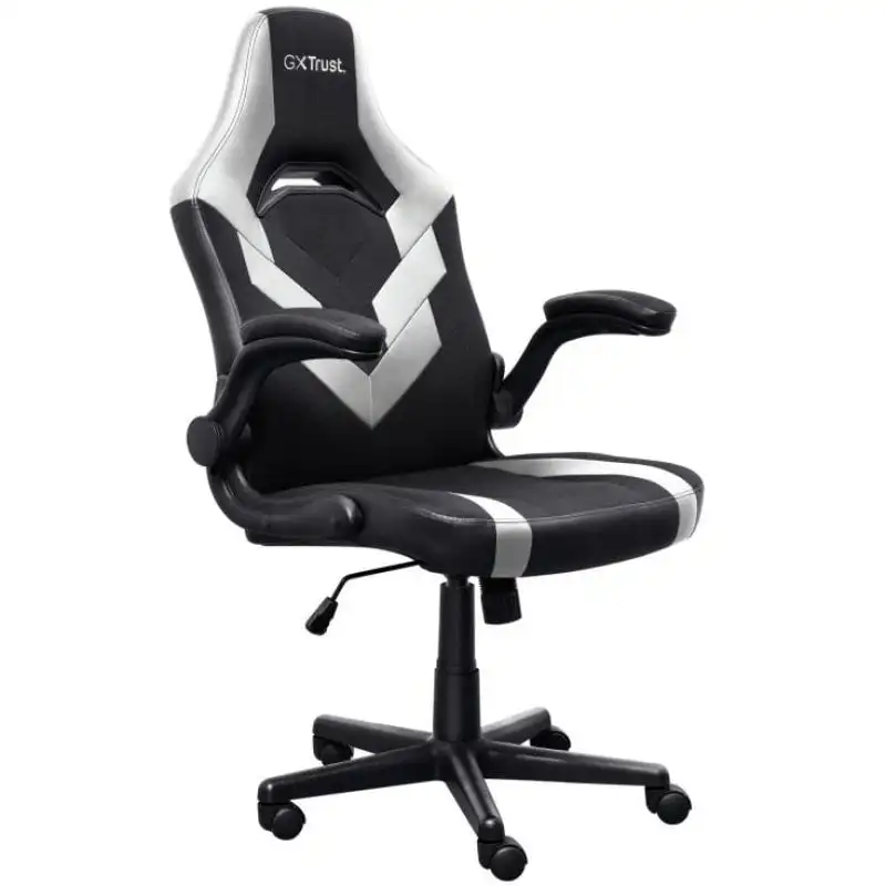 Trust GXT 703W RIYE Silla Gaming Negro/Blanco