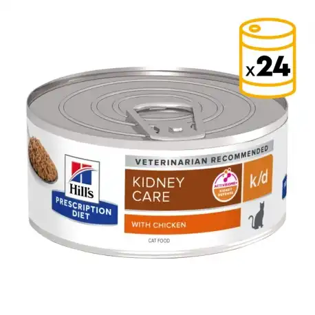 24x156gr Pack Comida Húmeda Hills Prescription diet K/D para gatos de Pollo - Hill's Prescription Diet - Comparador de precios
