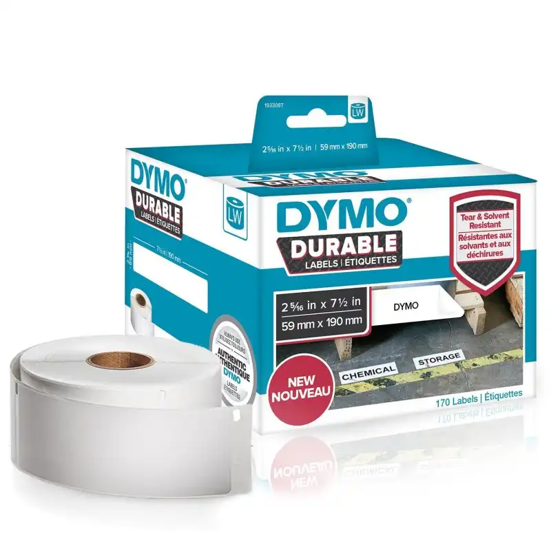 Dymo LW Rollo de 170 Etiquetas Industriales 59x190mm Blanco