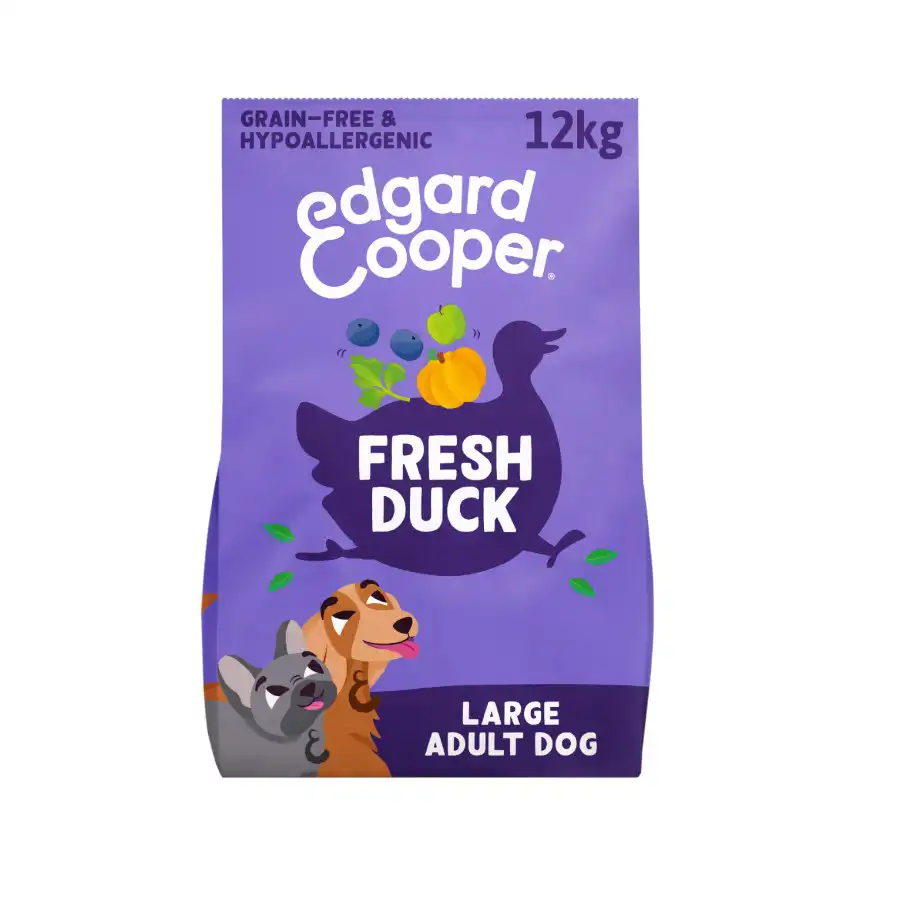 Edgard & Cooper Large Adult Pienso Hipoalergénico Pato para perros - 12 kg - Edgard & Cooper - Comparador de precios