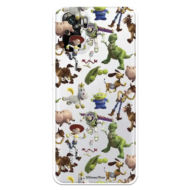 Funda Oficial de Disney Muñecos Toy Story Siluetas para Xiaomi Redmi Note 10