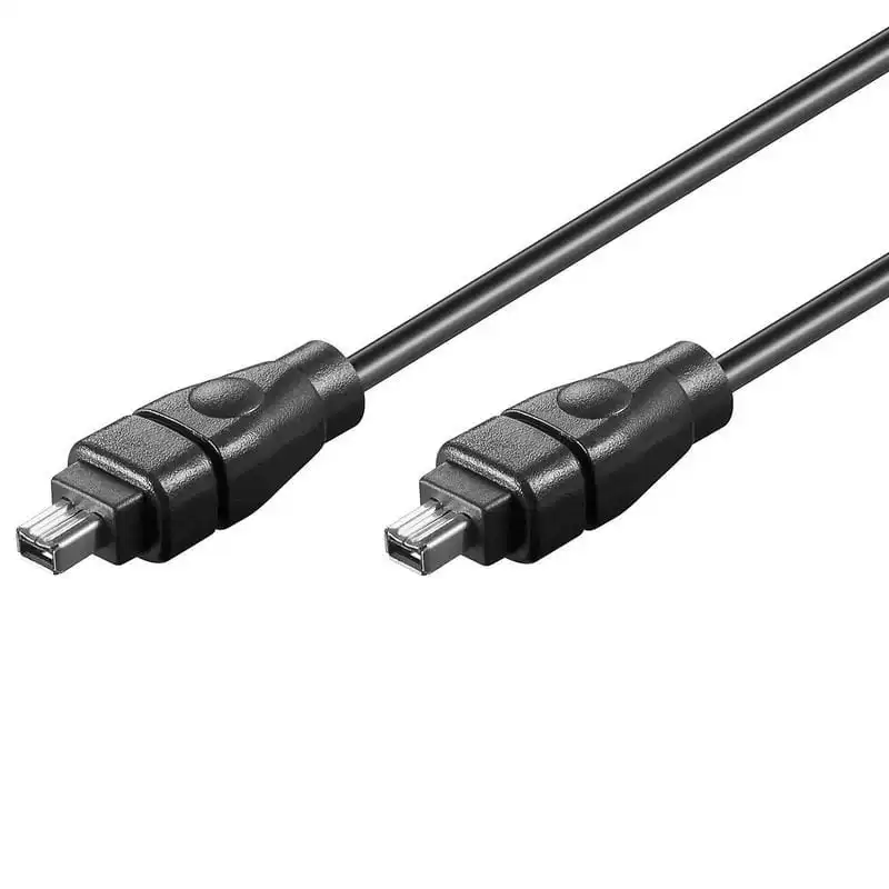 Goobay Cable FireWire 400 4 pines 1.8m Negro
