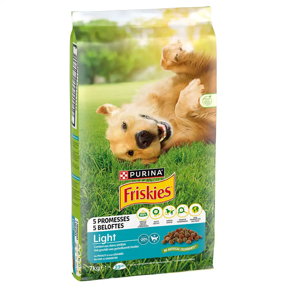 Purina FRISKIES Light Dog Sterilized con pollo y verduras - 7 kg - Friskies - Comparador de precios