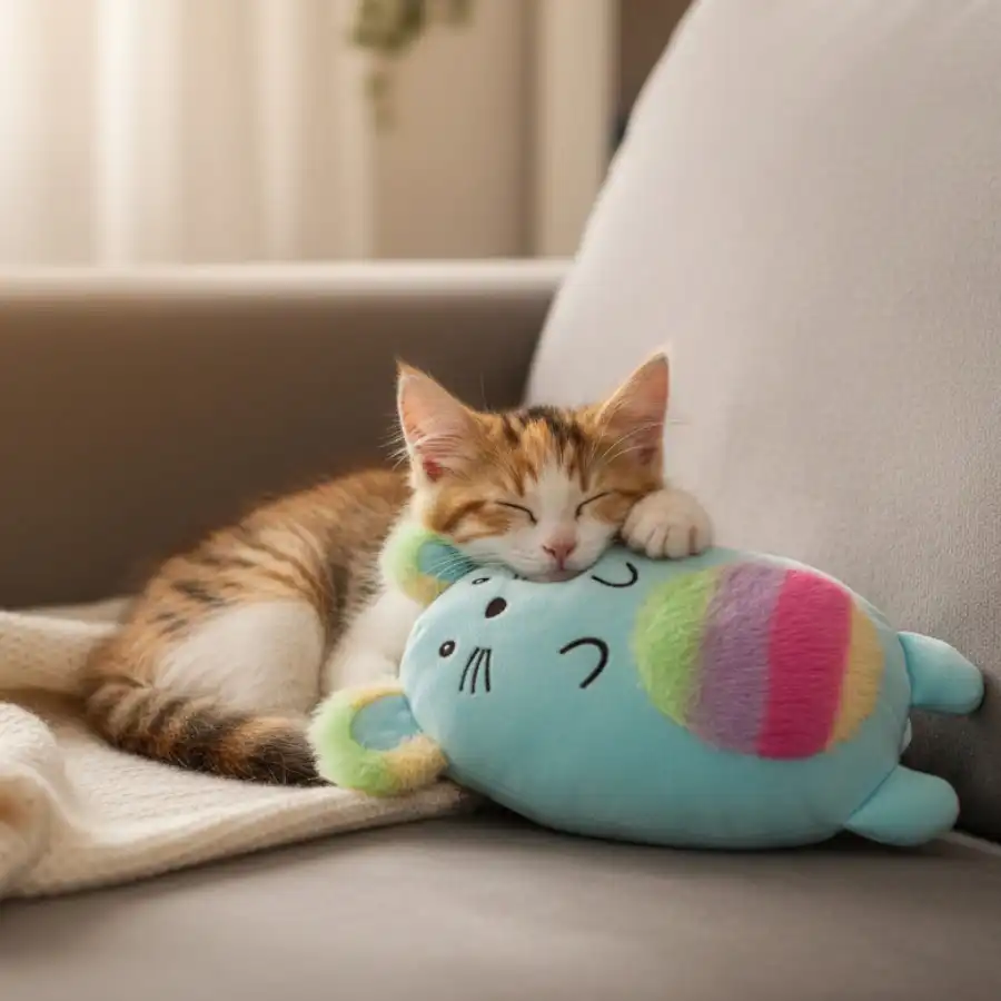 Tootoy! Peluche Rainbow Mouse Azul para gatos - Tootoy! - Comparador de precios