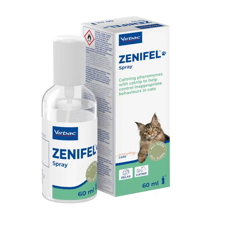 Virbac Zenifel Spray Calmante para gatos 60 ml - Virbac - Comparador de precios