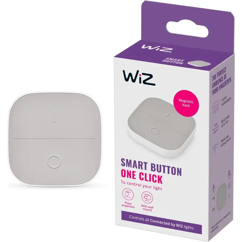 WiZ Smart Button Botón Portátil WiFi
