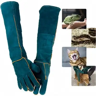 ZooVenture Guantes anti-mordeduras para perros, gatos, pájaros y reptiles - 60 cm - Zooventure - Comparador de precios