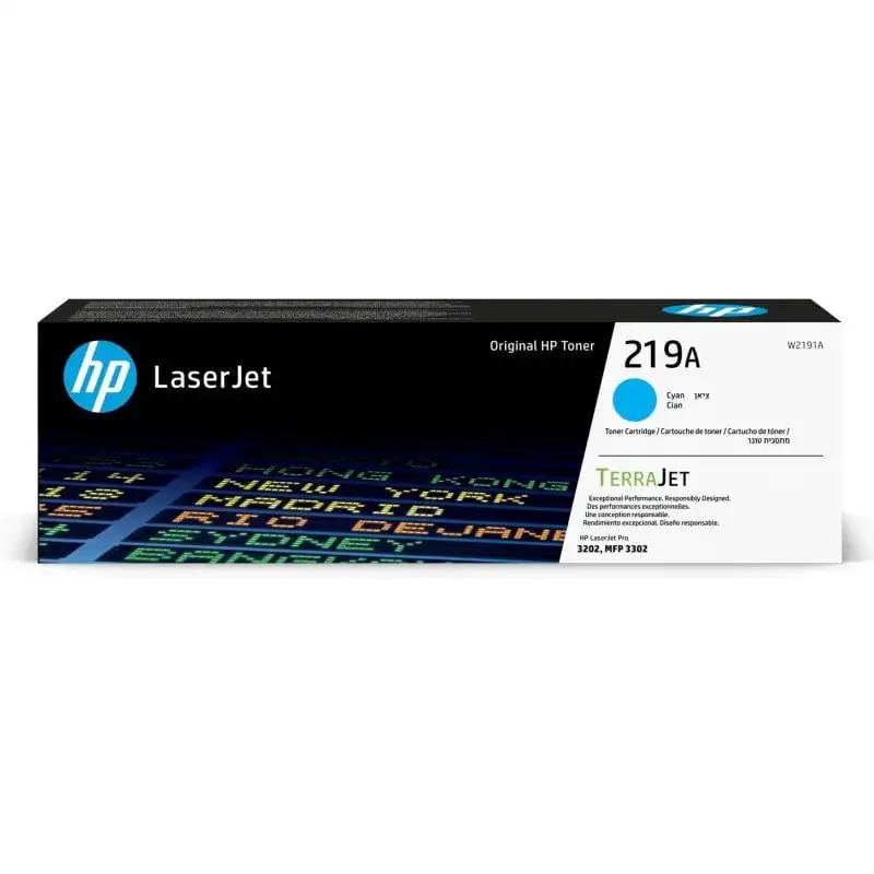 Cartucho de Tóner Original HP LaserJet 219A Cian