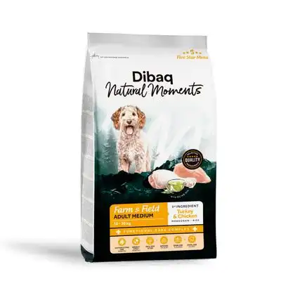 Dibaq Natural Moments Pienso Adult Medium Pavo y Pollo para perro - 12 kg - Dibaq - Comparador de precios