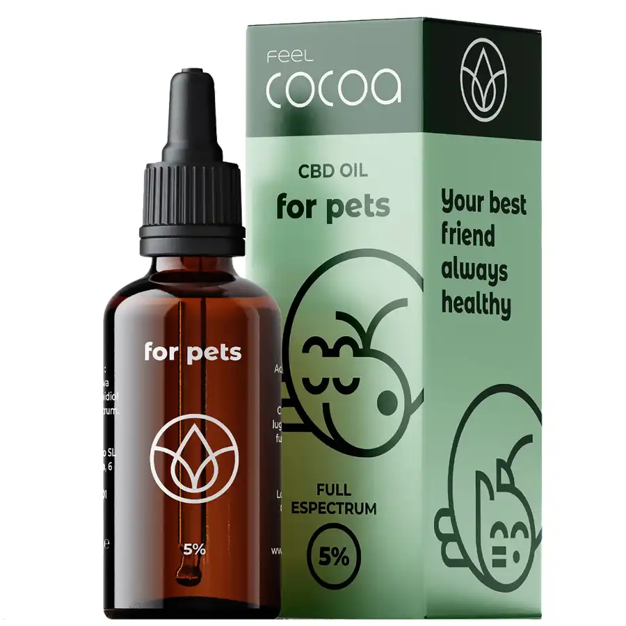 FEEL COCOA ACEITE CBD 5% PARA MASCOTAS