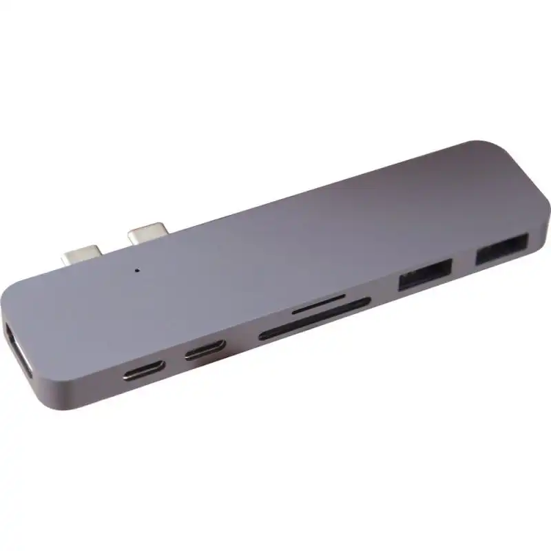 Hyper HyperDrive Duo Dockstation USB-C para MacBook Pro Gris Espacial