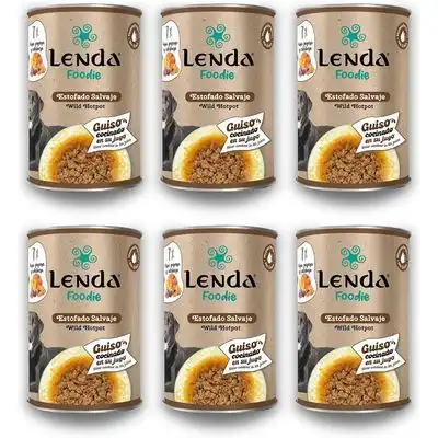 Lenda Foodie Estofado Salvaje para Perros - 6 x 380 g - Lenda - Comparador de precios