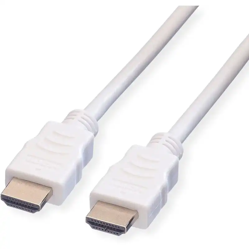 Value Cable HDMI 4K de Alta Velocidad con Ethernet Macho/Macho 5m Blanco