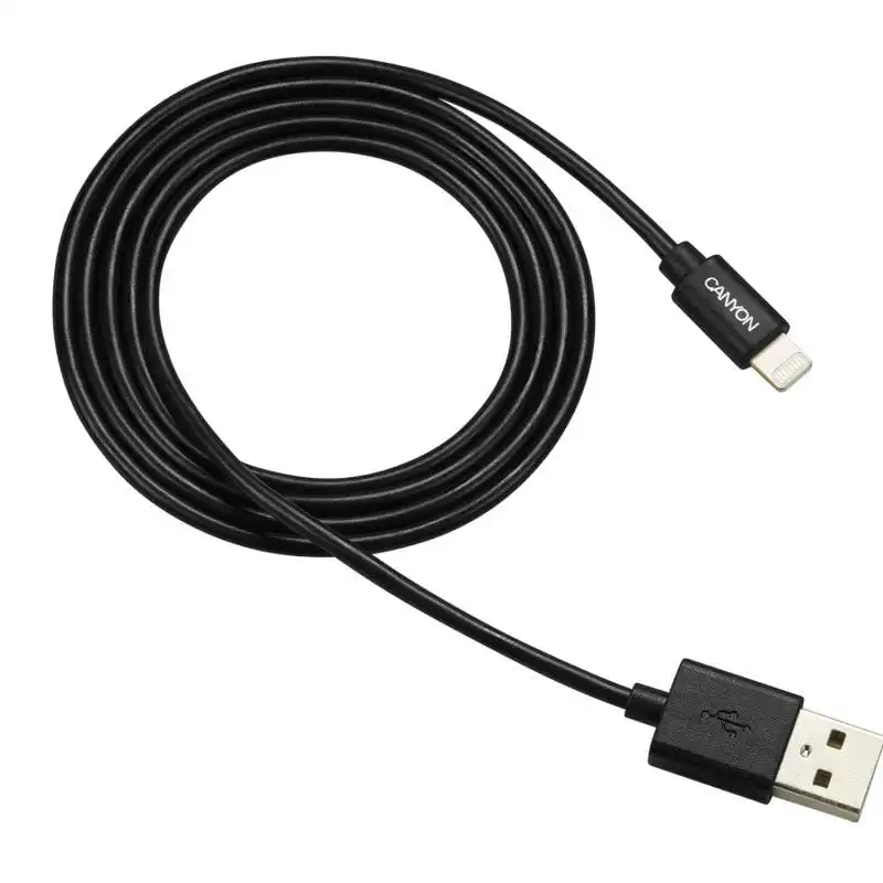Canyon CNS-MFICAB01B Cable Lightning Certificado MFi a USB 2.0 Macho/Macho 1m Negro