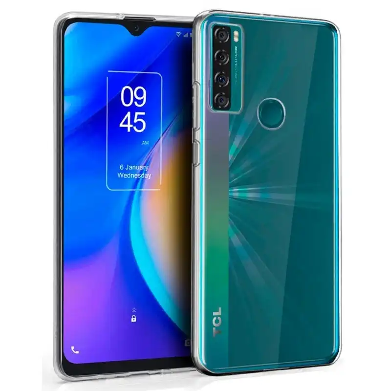 Cool Funda Silicona Transparente para TCL 20 SE