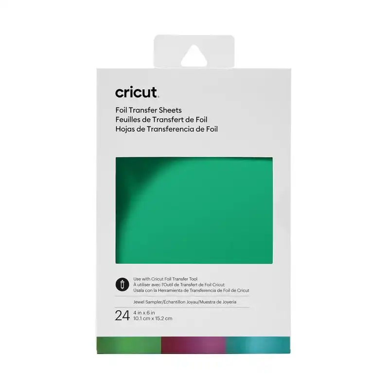 Cricut Sampler Hojas de Transferencia de Foil 24 Unidades