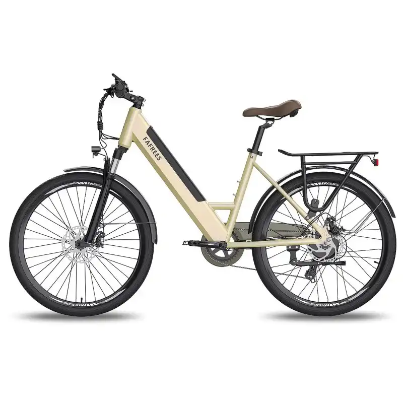 Fafrees F26 Pro 14.5ah Bicicleta Eléctrica Motor 250W Autonomía 110km Freno Disco Mecánico Dorado