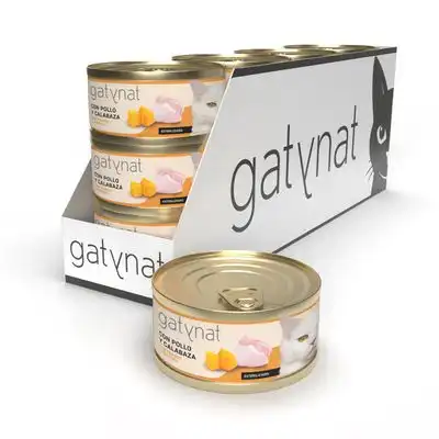 Gatynat Pollo y Calabaza - 12 x 85 g - Dibaq - Comparador de precios