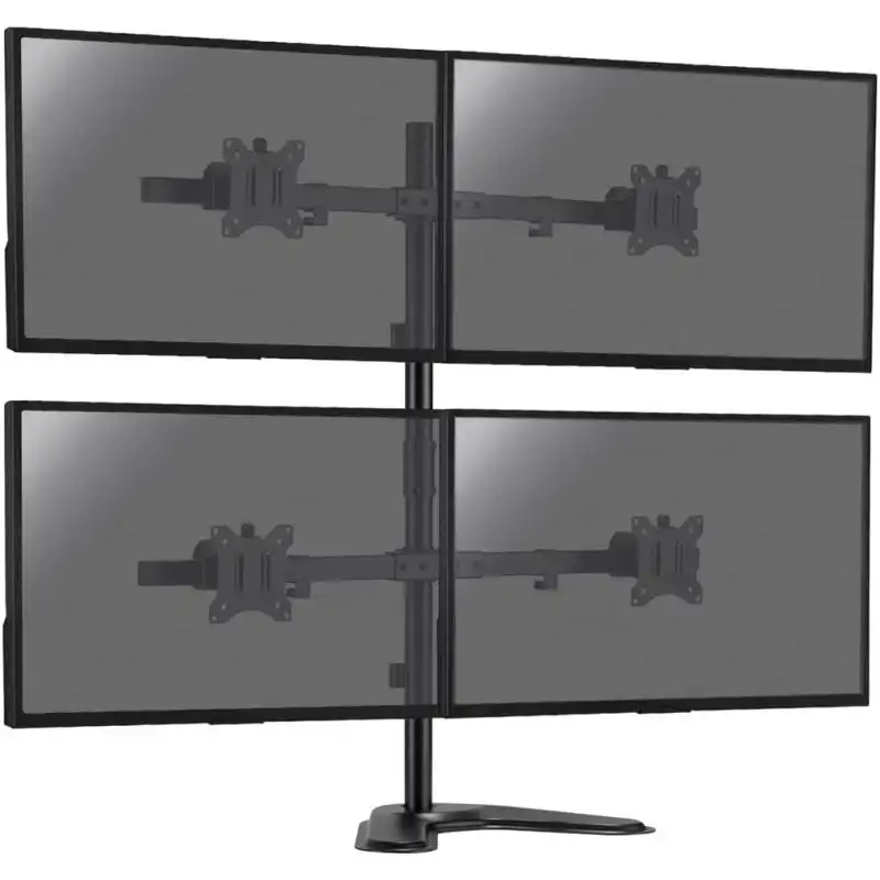 Kimex Soporte de Mesa Inclinable/Giratorio/Rotativo para 4 PC 17"-32" VESA 100x100 Máx. 9Kg/Pantalla