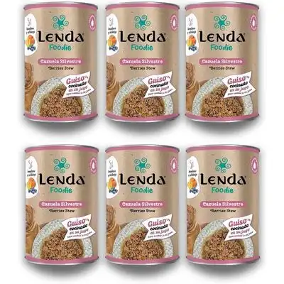 Lenda Foodie Cazuela Silvestre para Perros - 6 x 380 g - Lenda - Comparador de precios
