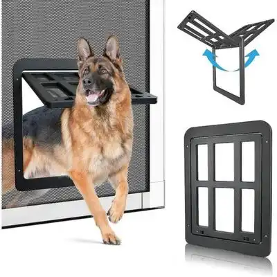 Pawffee Gatera, BGHYHYHI, con imán, negra, 34x44 cm - 1 pieza - Pawffee - Comparador de precios