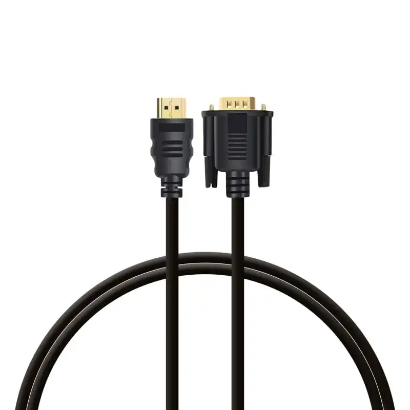 PcCom Essential Cable HDMI a VGA de 1.8m Negro
