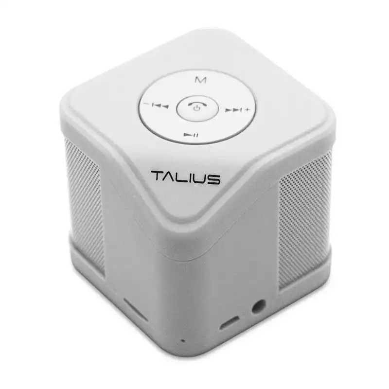 Talius Cube Altavoz Bluetooth 3W Blanco