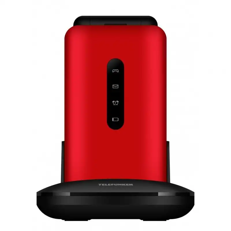 Telefunken S740 Teléfono para Mayores Rojo