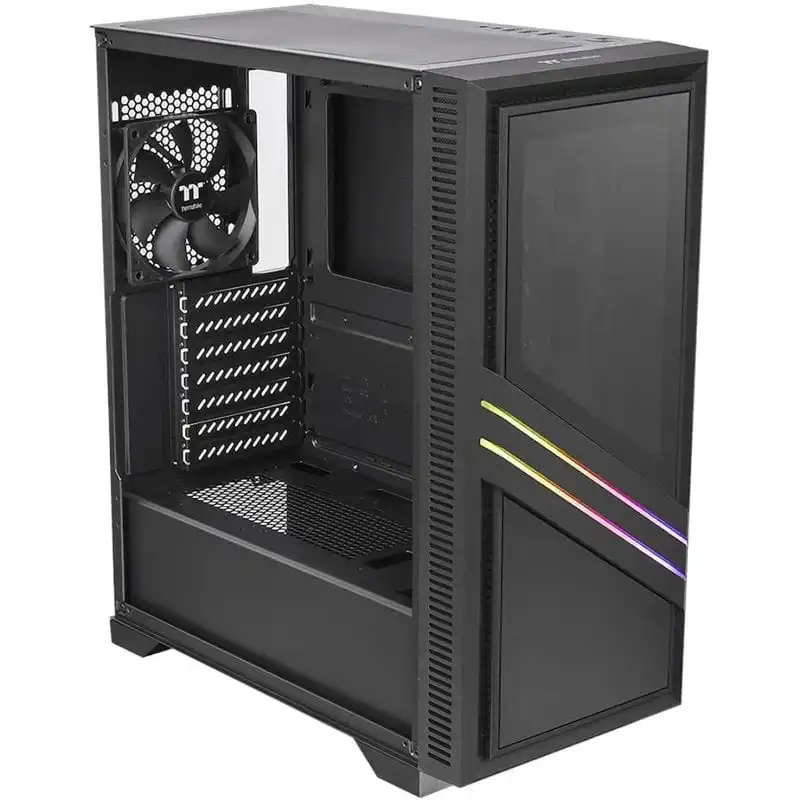 Thermaltake Versa T35 TG RGB Cristal Templado USB 3.1 Negra