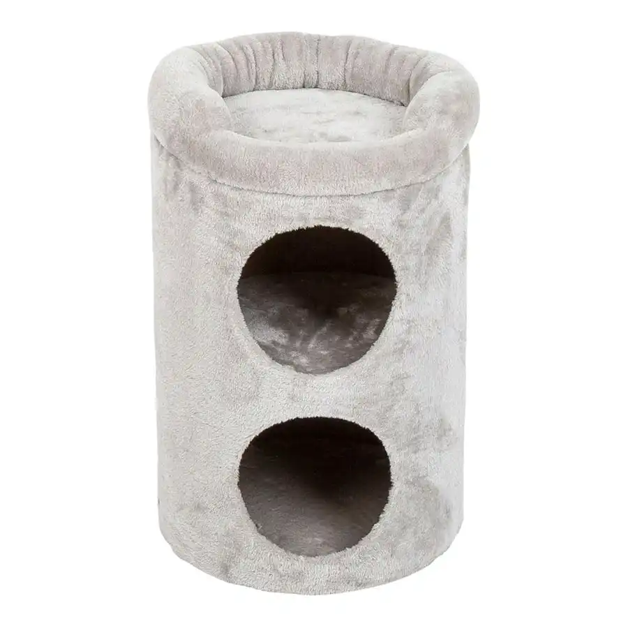 Catshion Bahamas Tube Cama con dos cuevas para gatos