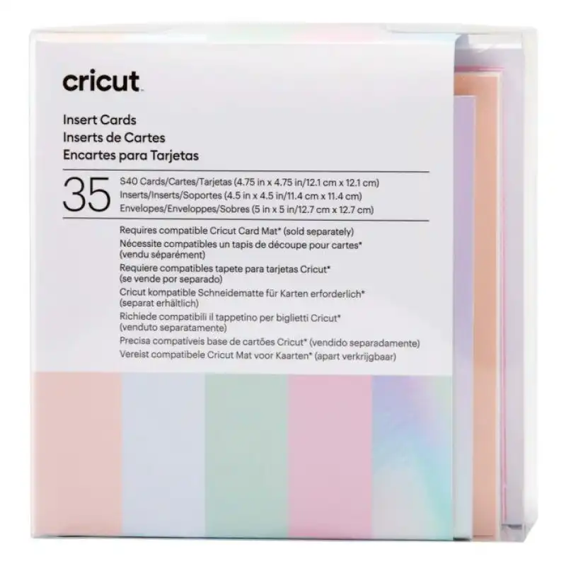 Cricut S40 Tarjetas Insertables Colección Princesa 35 Unidades