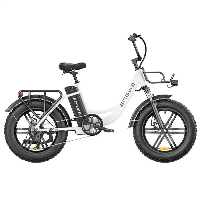 Engwe L20 Bicicleta Eléctrica 20x4" 250W Blanca